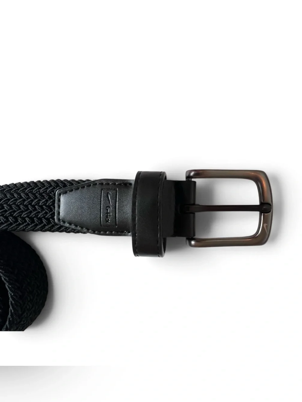 Nike Men’s Golf G-Flex Stretch Woven Braided Black Belt Size M